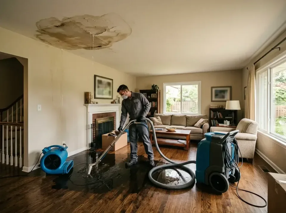 attic-pipe-burst-ceiling-drip-008 — frequently asked questions, Water Damage Restoration & Carpet Care in Central City, KY